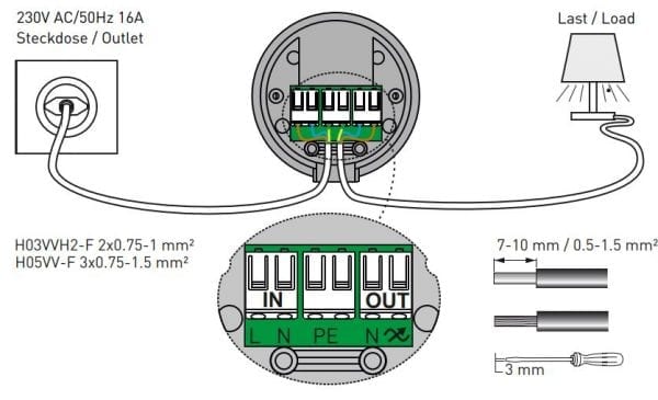 GE-SDM300 Snoerdimmer - Afbeelding 4