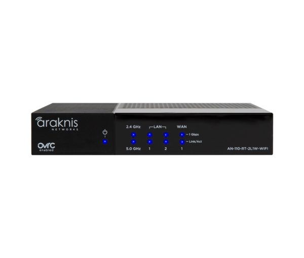 Araknis Networks® 110-serie Single-WAN Gigabit VPN-router met wifi