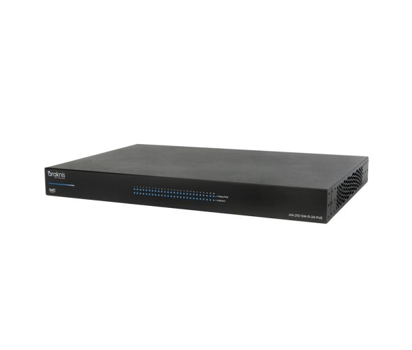 Araknis Networks® 210-serie Websmart Gigabit-switch met gedeeltelijke PoE+ en poorten aan de achterkant