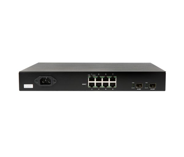 Araknis Networks® 210-serie Websmart Gigabit-switch met gedeeltelijke PoE+ en poorten aan de achterkant - Afbeelding 2