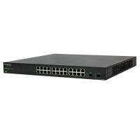 Araknis Networks® 310-serie L2 beheerde gigabit-switch met volledige PoE+ en poorten aan de voorkant