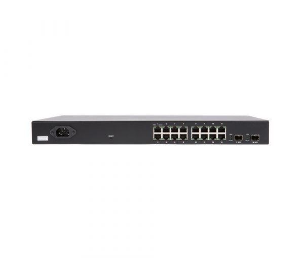 Araknis Networks® 310-serie L2 gigabit-switch met volledige PoE+ poorten achterkant - Afbeelding 3