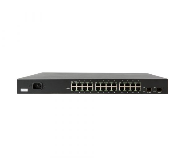 Araknis Networks® 310-serie L2 gigabit-switch met volledige PoE+ poorten achterkant - Afbeelding 4