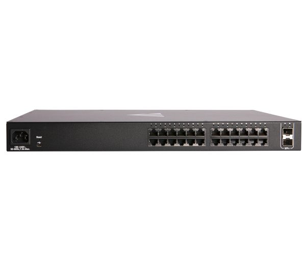 Pakedge® MS-serie L3 beheerde gigabit-switch met 10G SFP+, volledige PoE+ | 24 PoE + 2 poorten aan de achterkant - Afbeelding 2